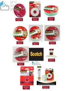 Scotch Mounting Double Foam Tape Isolasi Dinding Bolak Balik type: Scotch 100-5A / Scotch 110-1A / Scotch 110-3A / Scotch 110-3B / Scotch 110-5A / Scotch 110-5B / Scotch 110-5C / Scotch 110-D / Scotch 4010 1A / Scotch CAT 114 terlengkap di toko ATK alat a