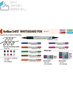 e-catalogue gambar peralatan Artline 541T Whiteboard Pen Spidol Non Permanen Dual Tip