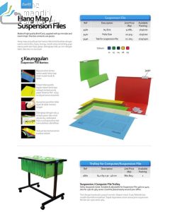 Gambar Bantex 3460 Suspension File A4 Hangmap map gantung merek Bantex