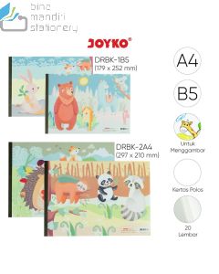 Foto Joyko Drawing Book DRBK-2A4 Buku Gambar Sketsa merek Joyko