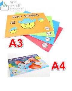 Jual Drawing Book Ria Buku Gambar A4 terlengkap di toko alat tulis