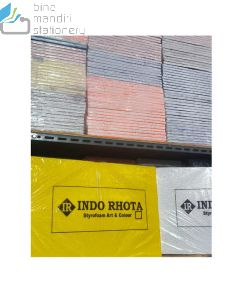 Contoh Styrofoam 40 x 60 x 1 cm Gradasi 3 Warna Gabus Busa Sterofoam merek Indo Rhota