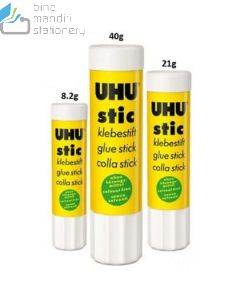 Macam macam peralatan kantor UHU Art No. 165 Glue Stick 21 G Lem Perekat dan gambarnya